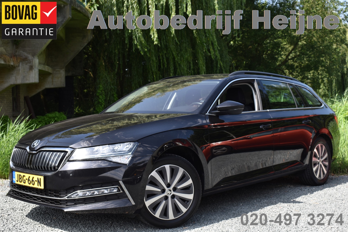 Skoda Superb Combi - iV 218PK DSG HYBRID BUSINESS VIRTUAL/NAVI/TREKHAAK - AutoWereld.nl