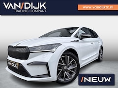 Skoda Enyaq iV - 80 Sportline ✓SOH 93% ✓Sportstoelen Half Leder Alcantara ✓Matrix LED ✓Full LED ✓Sfeerverli