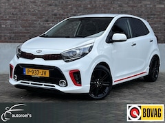 Kia Picanto - 1.0 CVVT GT-Line / Trekhaak (afneembaar) / Navigatie + Camera / Lederen bekleding / Climat