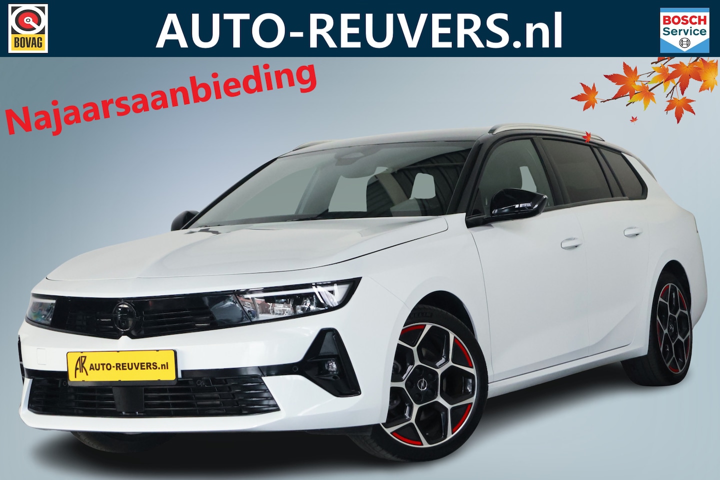 Opel Astra Sports Tourer - 1.2 Turbo GS / Automaat / Navi / 360 camera / ACC / Trekhaak / Carplay / Keyless / DAB - AutoWereld.nl