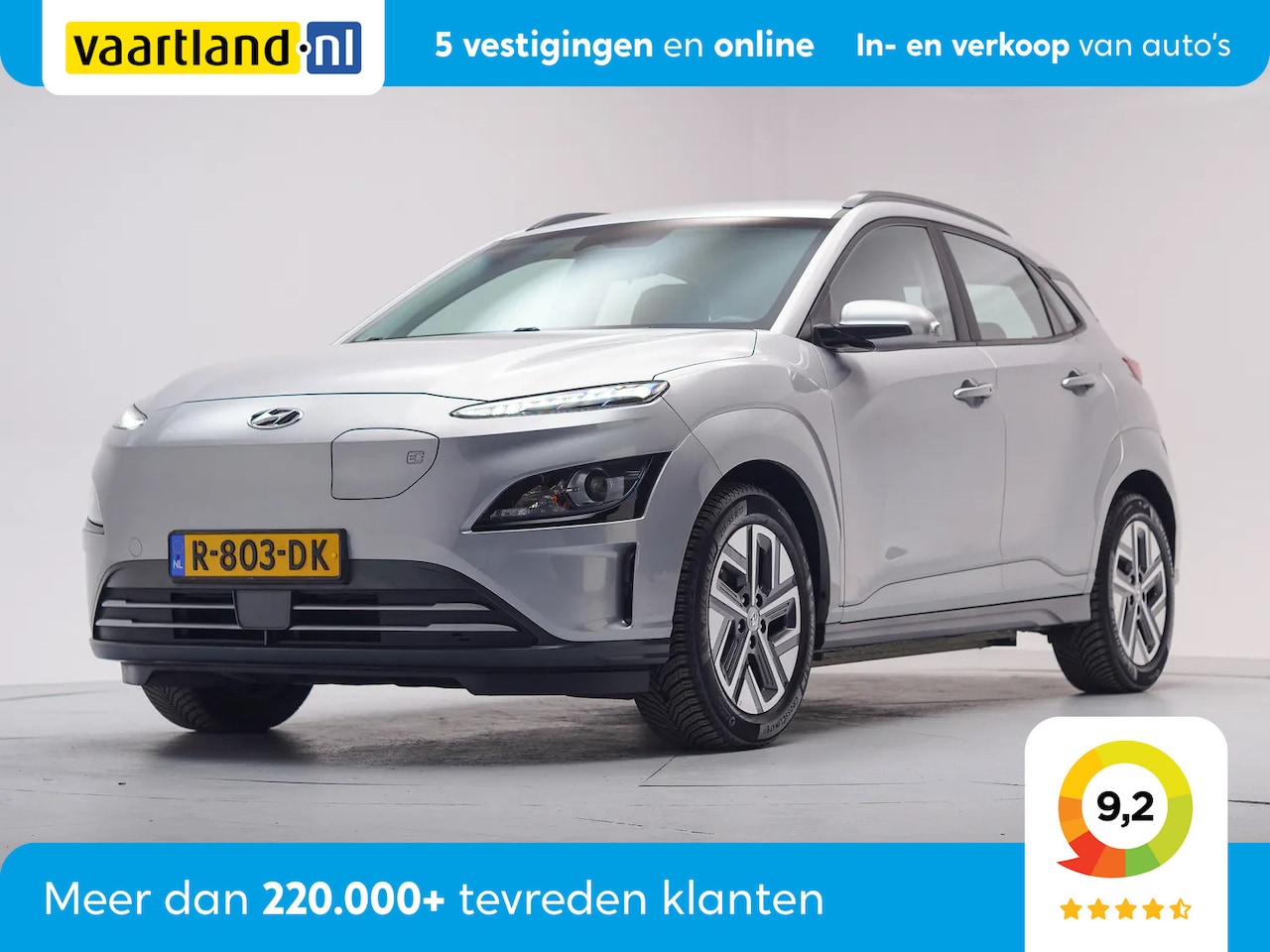 Hyundai Kona Electric - EV Comfort 64 kWh 3 fase [ Navi Adapt.cruise Camera ] - AutoWereld.nl