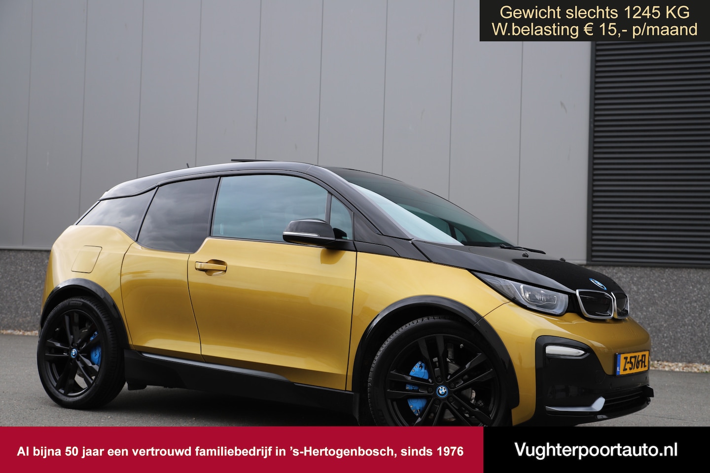 BMW i3 - S Executive 184pk/120ah/42kw/Sunroof/2xAdaptive/Galvanic Gold/Leder/W-pomp/3-fase - AutoWereld.nl