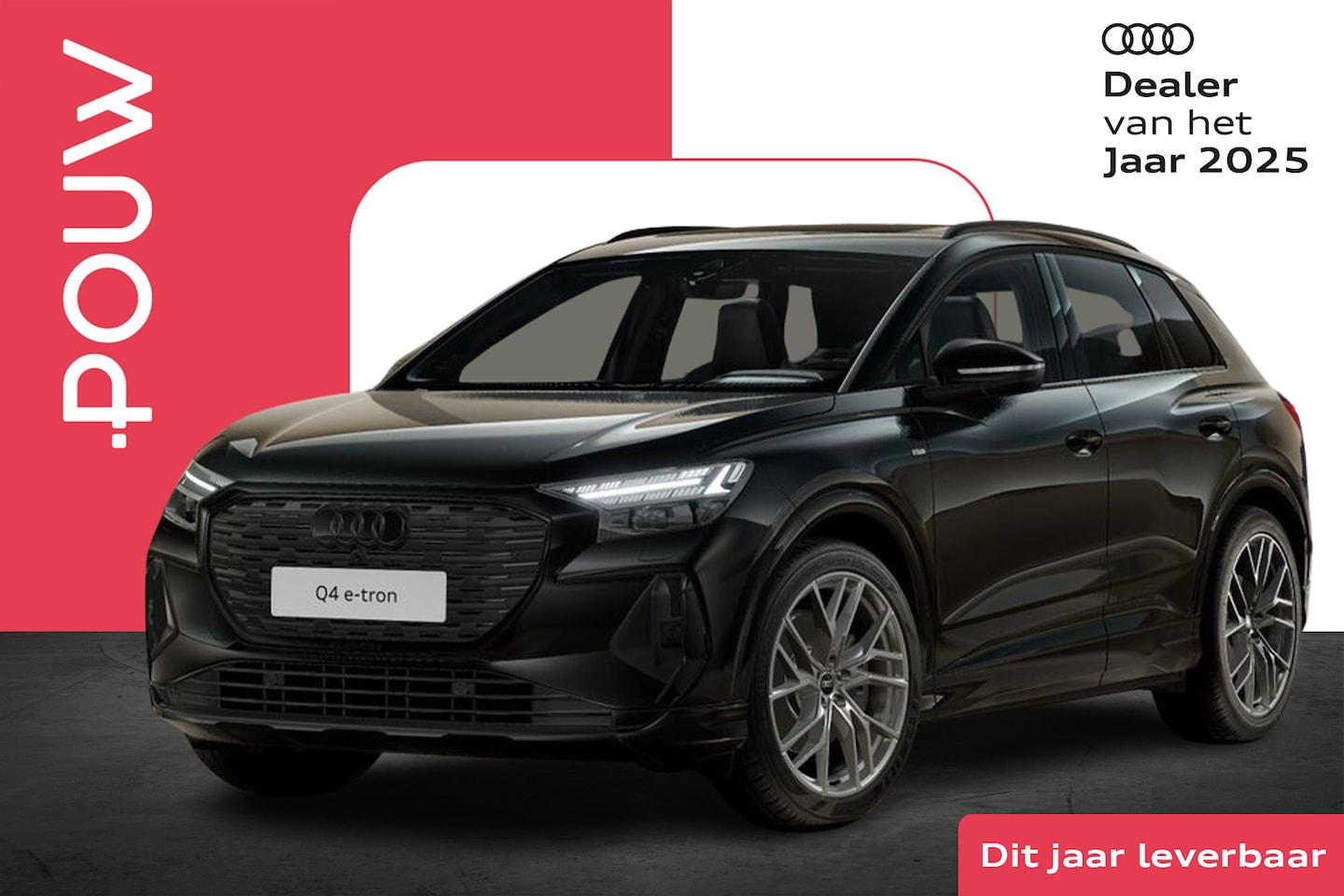 Audi Q4 e-tron - 45 quattro 286pk S Edition Competition 82 kWh | 21" Velgen | Panoramadak - AutoWereld.nl