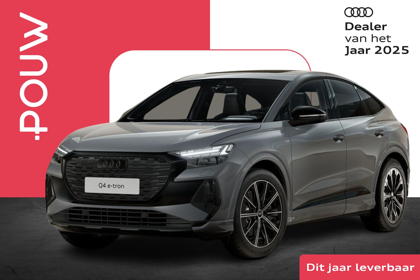 Audi Q4 Sportback e-tron - 45 quattro 286pk S Edition Competition 82 kWh | Panoramadak | 20" Velgen - AutoWereld.nl