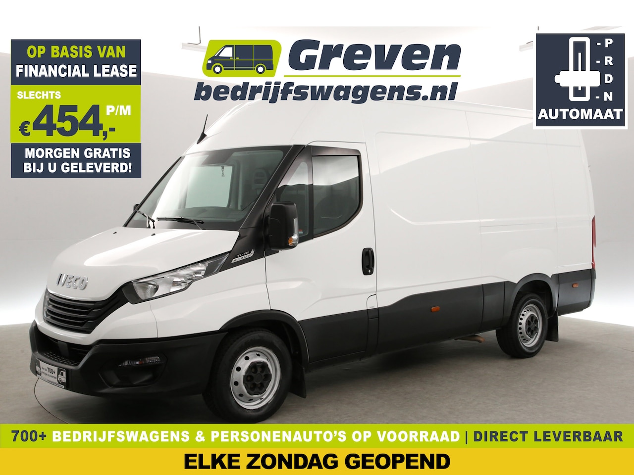 Iveco Daily - 35S16V 2.3 352 L2H2 | 157PK | 3500kg Trekgew. | Automaat | 3-Zits | Airco | Parkeersens. - AutoWereld.nl