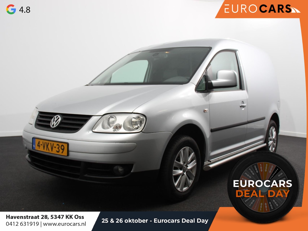 Volkswagen Caddy - 1.9 TDI Airco Radio Lichtmetalen velgen Cruise control Parkeersensoren achter Sidebars Han - AutoWereld.nl