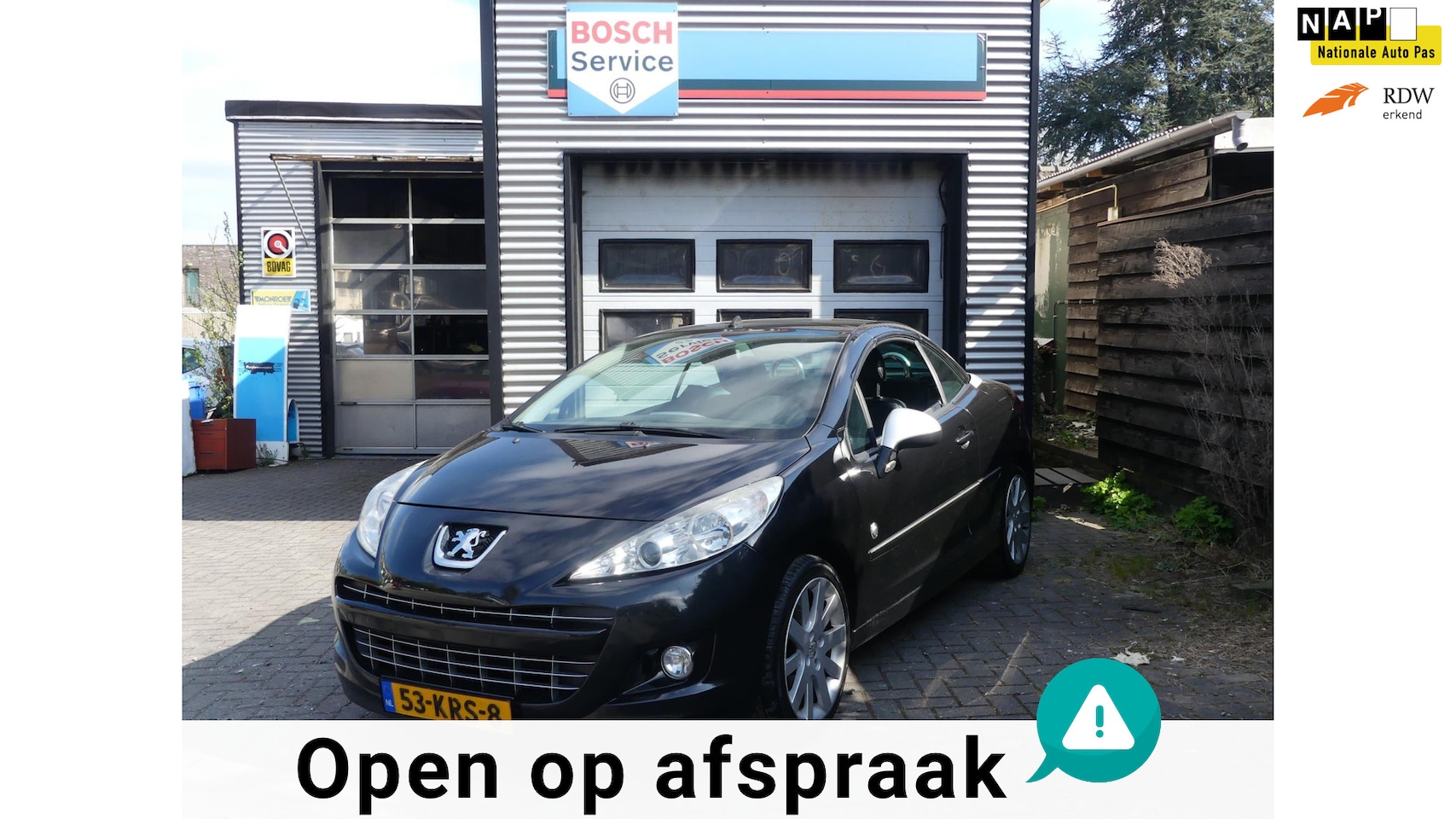 Peugeot 207 CC - 1.6 THP Roland Garros Climate Control Cruise Control Leder Lmv - AutoWereld.nl