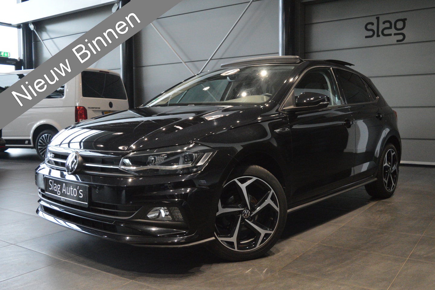 Volkswagen Polo - 1.0 TSI R-Line clima cruise pano camera 17 inch !! - AutoWereld.nl