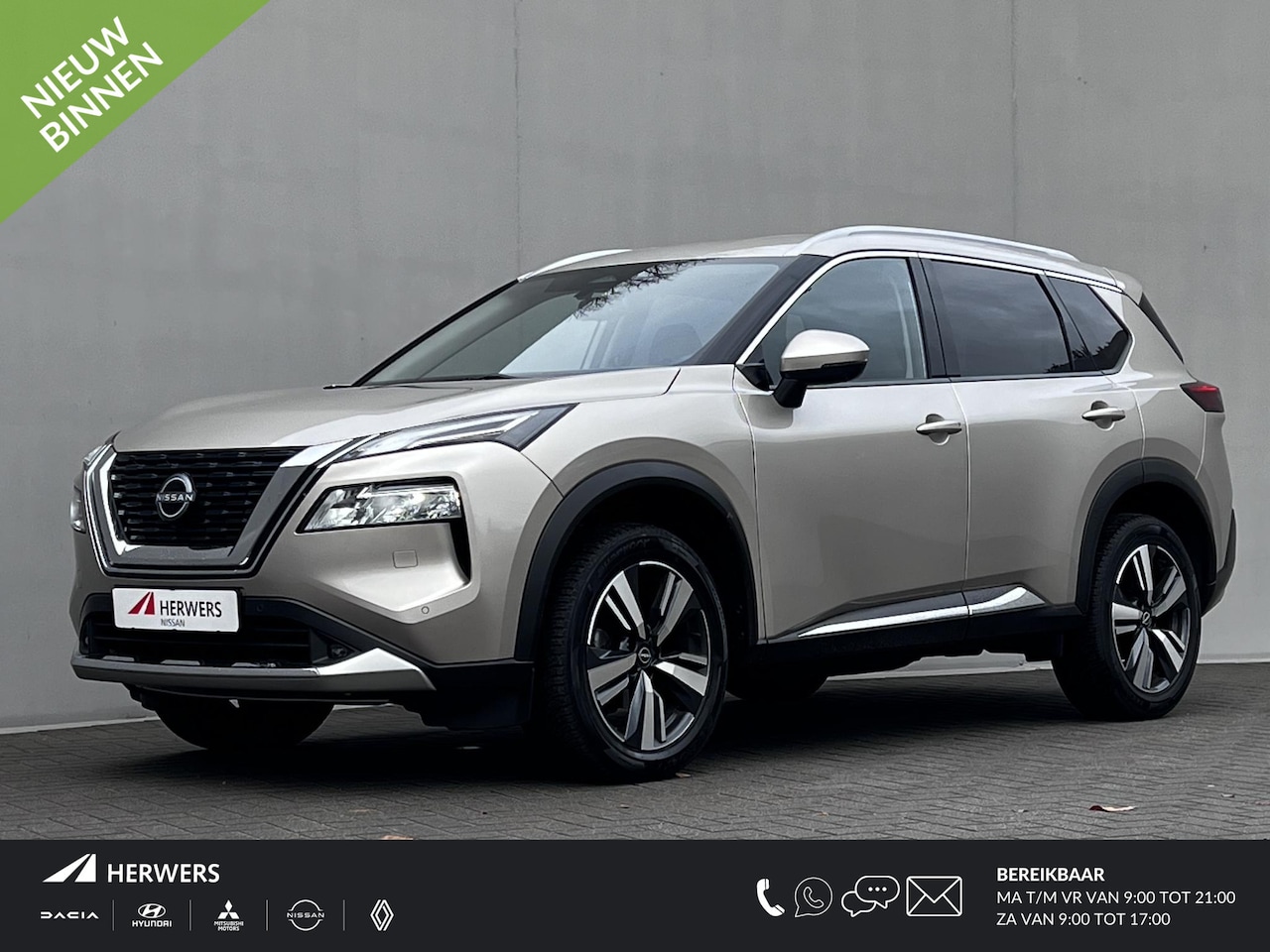 Nissan X-Trail - 1.5 MHEV 163pk Tekna 5 zits Automaat / HUD / Trekgewicht 2000 Kg / Elektrische achterklep - AutoWereld.nl