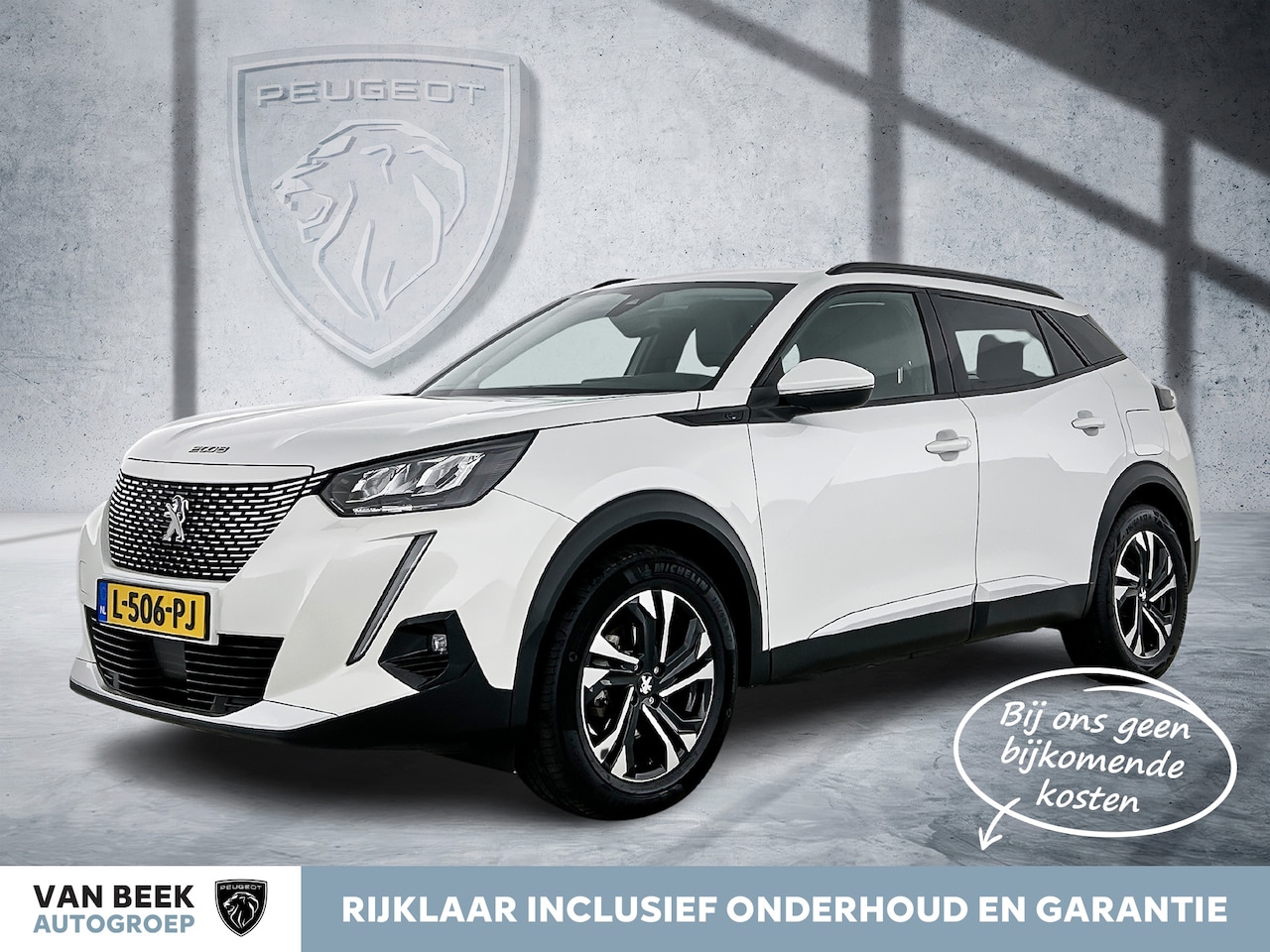 Peugeot e-2008 - EV Blue Lease Allure 50 kWh | Rijklaar | - AutoWereld.nl