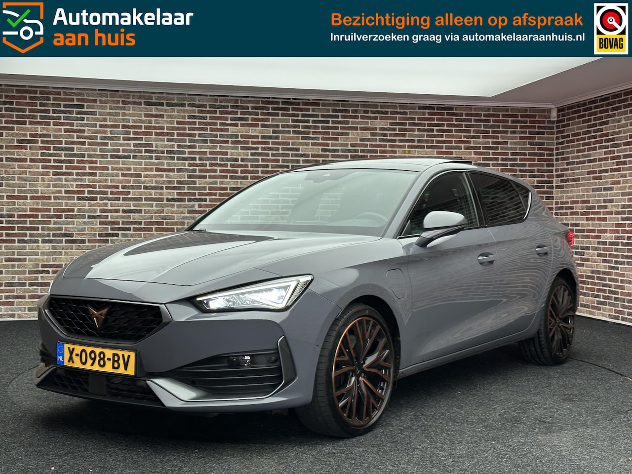 CUPRA Leon - 1.4 e-Hybrid VZ Copper Edition | Dak| Memory| CarPlay| Leder| BTW auto| - AutoWereld.nl