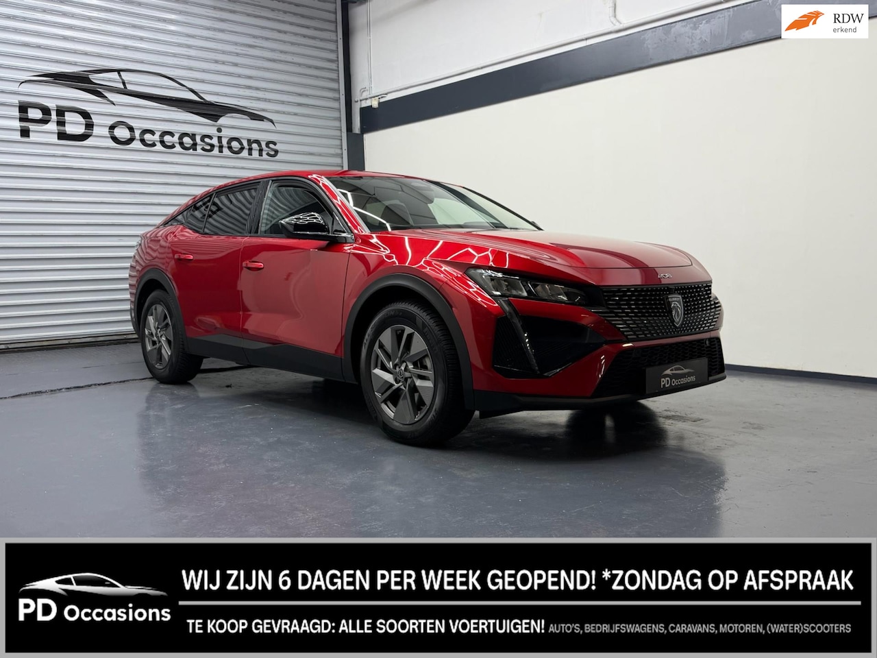 Peugeot 408 - 1.6 HYbrid Allure 180 - (360) Camera - Clima - Navi - ACC - Stoelverw. - AutoWereld.nl