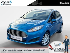 Ford Fiesta - 1.0 Style | Zeer goed onderhouden | Airco | Dakdragers | incl Winterset | Navigatie | Blue