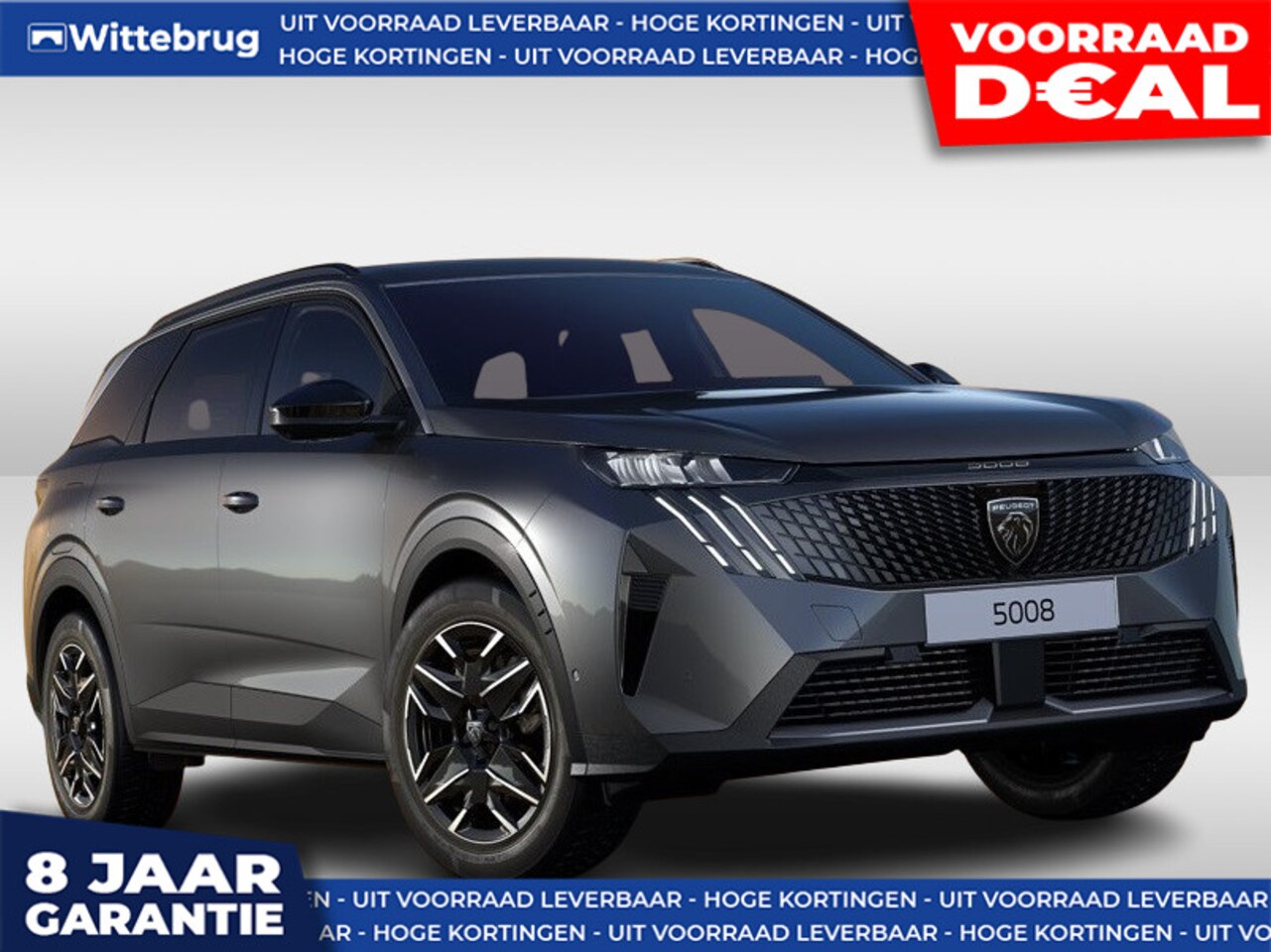 Peugeot 5008 - 1.2 Hybrid 145 Allure DIRECT RIJDEN - SEAT PACK - 360 VISION - 8 JAAR GARANTIE - AutoWereld.nl