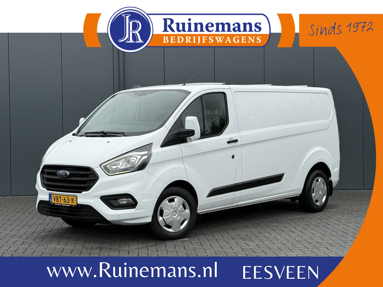 Ford Transit Custom - 2.0 TDCI 130 PK AUTOMAAT / L2H1 / TREND / TREKHAAK / CRUISE / CAMERA / NAVI / LED - AutoWereld.nl