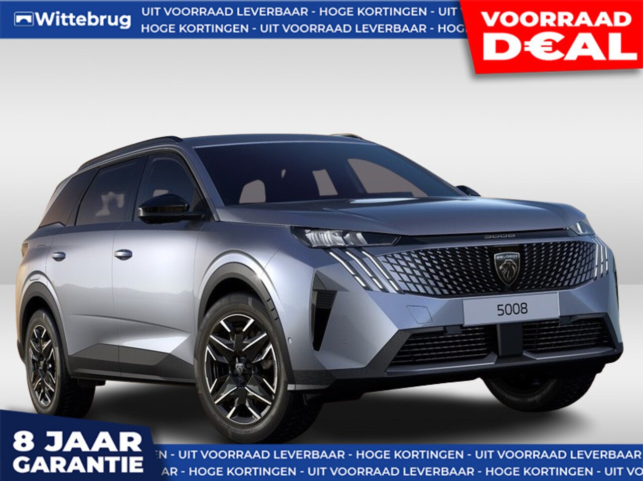 Peugeot 5008 - 1.2 Hybrid 145 Allure e-DCS DIRECT RIJDEN - 360 VISION & DRIVE ASSIST - 8 JAAR GARANTIE - AutoWereld.nl