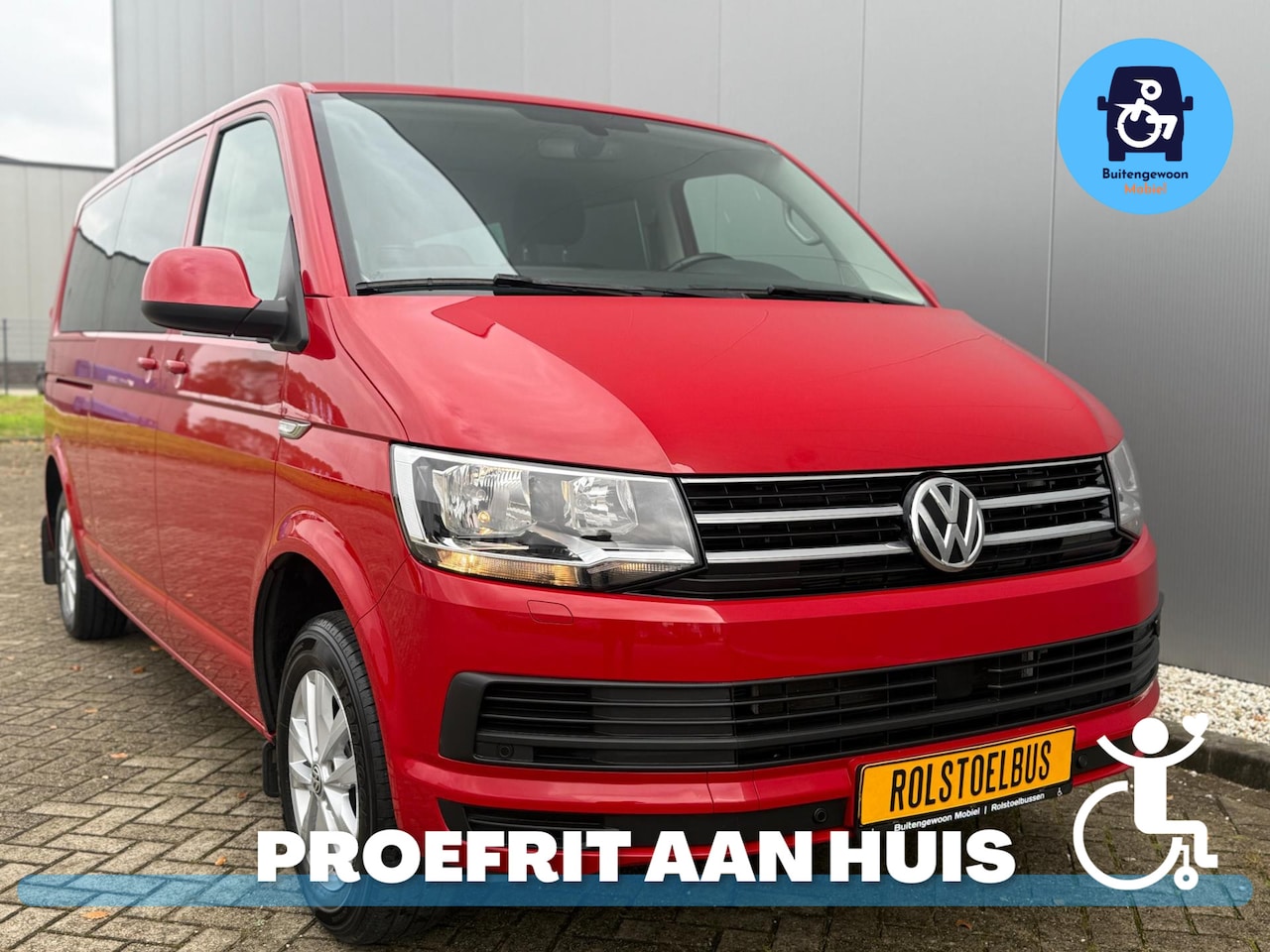 Volkswagen Transporter Caravelle - Rolstoelbus (Airco) Deluxe Rolstoel voor - AutoWereld.nl