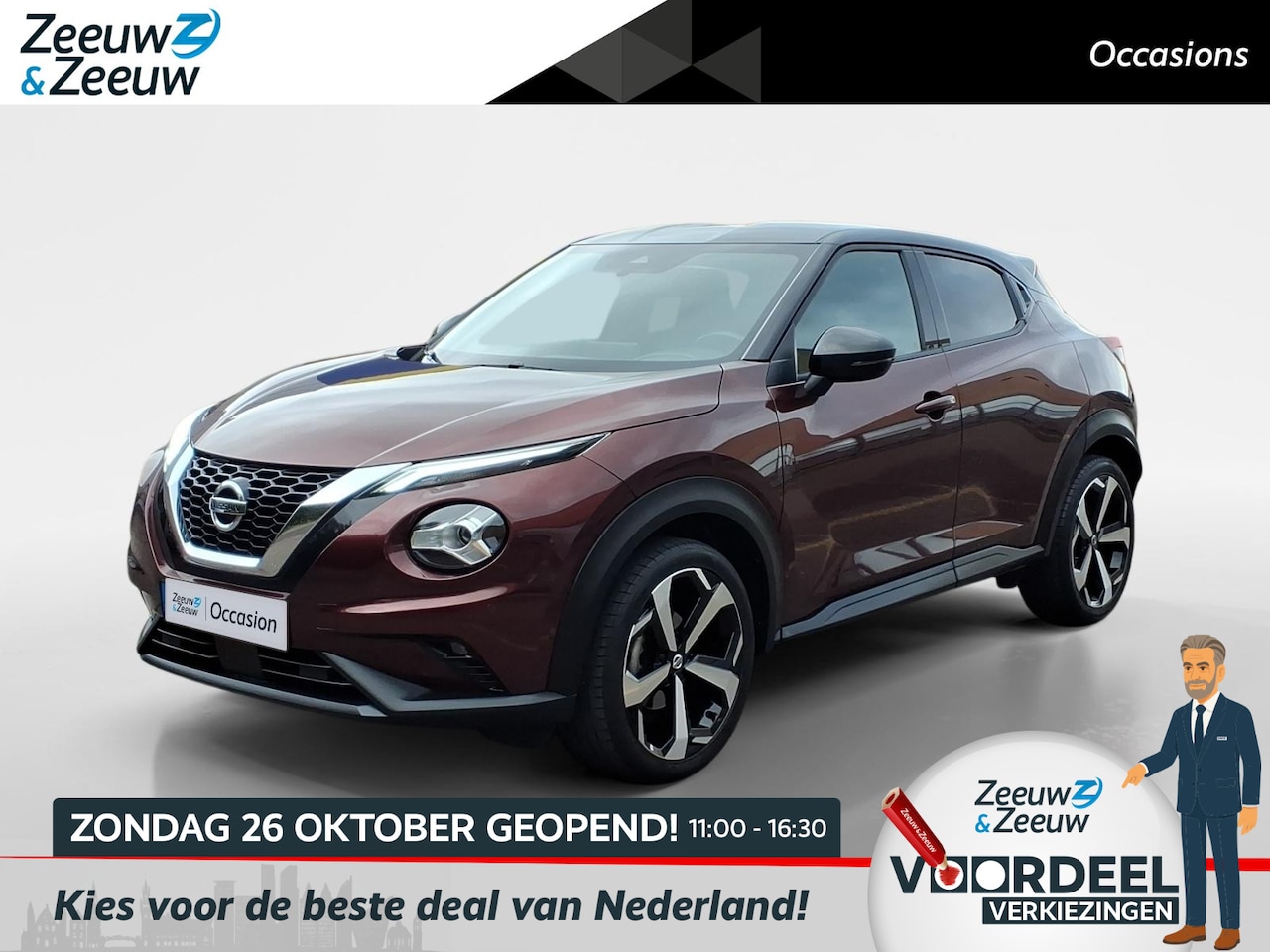 Nissan Juke - 1.0 DIG-T Premiere Edition Camera | Apple CarPlay | LED Verlichting | Navigatiesysteem | 1 - AutoWereld.nl