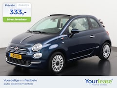 Fiat 500 C - 1.0 Hybrid Lounge | All-in 333, - Private Lease | Direct uit voorraad