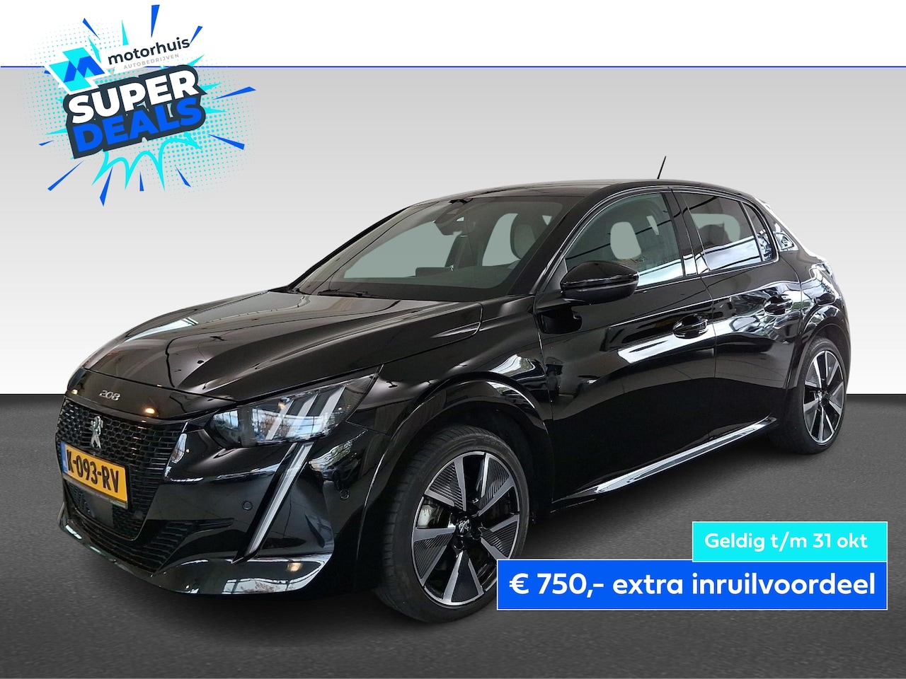 Peugeot e-208 - EV 50 kWh GT Pack EV 50kWh 136pk GT Pack - AutoWereld.nl