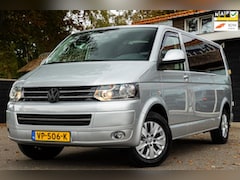 Volkswagen Transporter - 2.0 TDI 140 PK L2H1 DC Trendline 3 Zitplaatsen I Airco I Cruise I LM Velgen I Leder I Blue