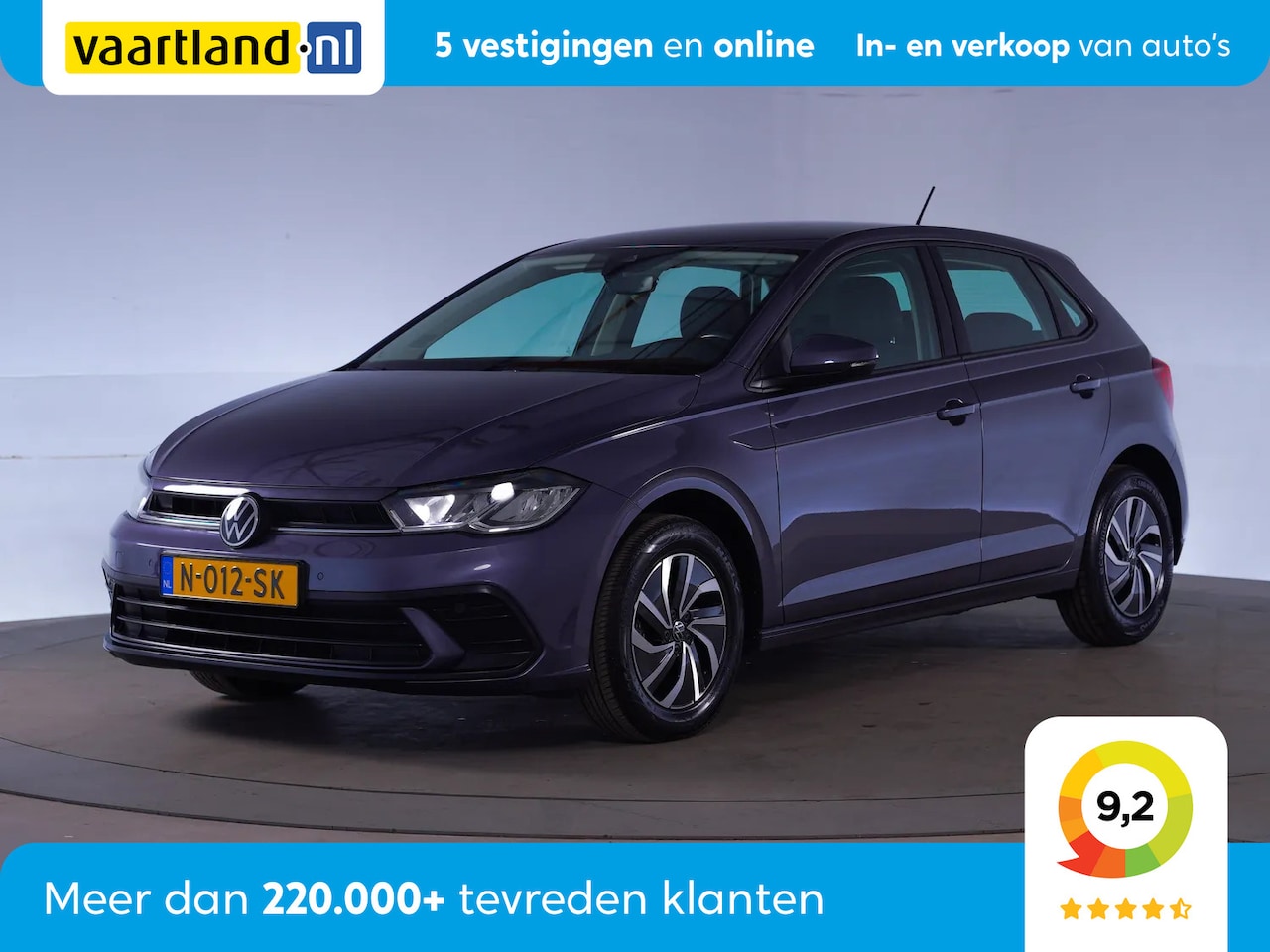 Volkswagen Polo - 1.0 TSI 95pk Life NW MODEL [ Navi Virtual Adapt.cruise Apple/Android ] - AutoWereld.nl