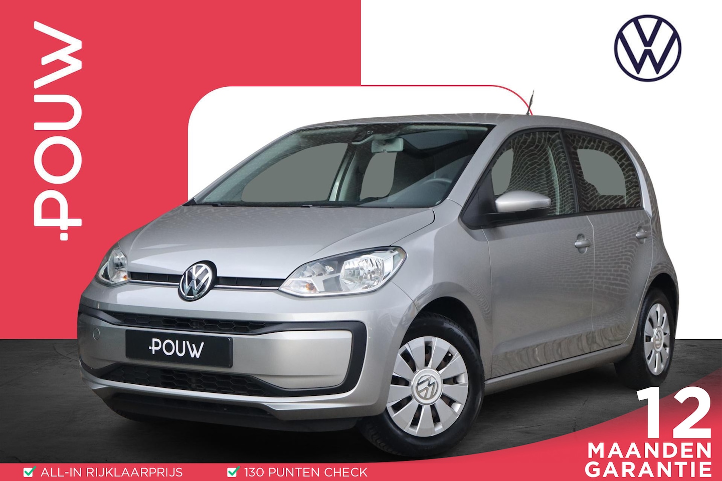 Volkswagen Up! - 1.0 60pk Move up! | Navigatie | Airconditioning | All Season Banden - AutoWereld.nl