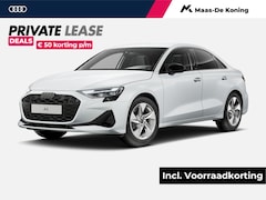 Audi A3 Limousine - Advanced edition 30 TFSI 116 PK Limousine · Sonos · Optiekpakket zwart plus · Lichtpakket