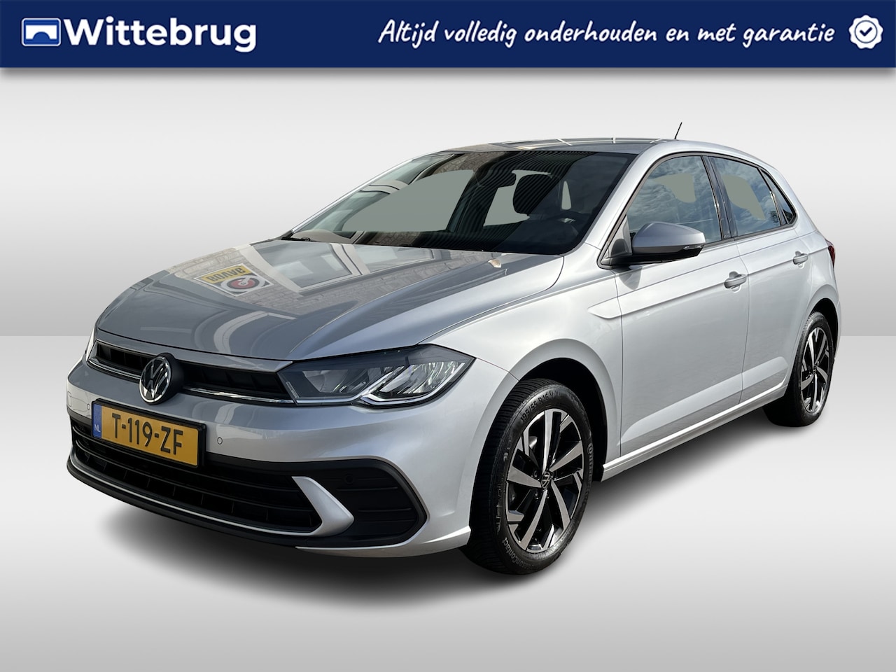 Volkswagen Polo - 1.0 TSI Life / AUTOMAAT/ GARANTIE TM 10-2023/ APP-CONNECT/ NAVI/ FULL-LED/ PARKEERSENSOREN - AutoWereld.nl
