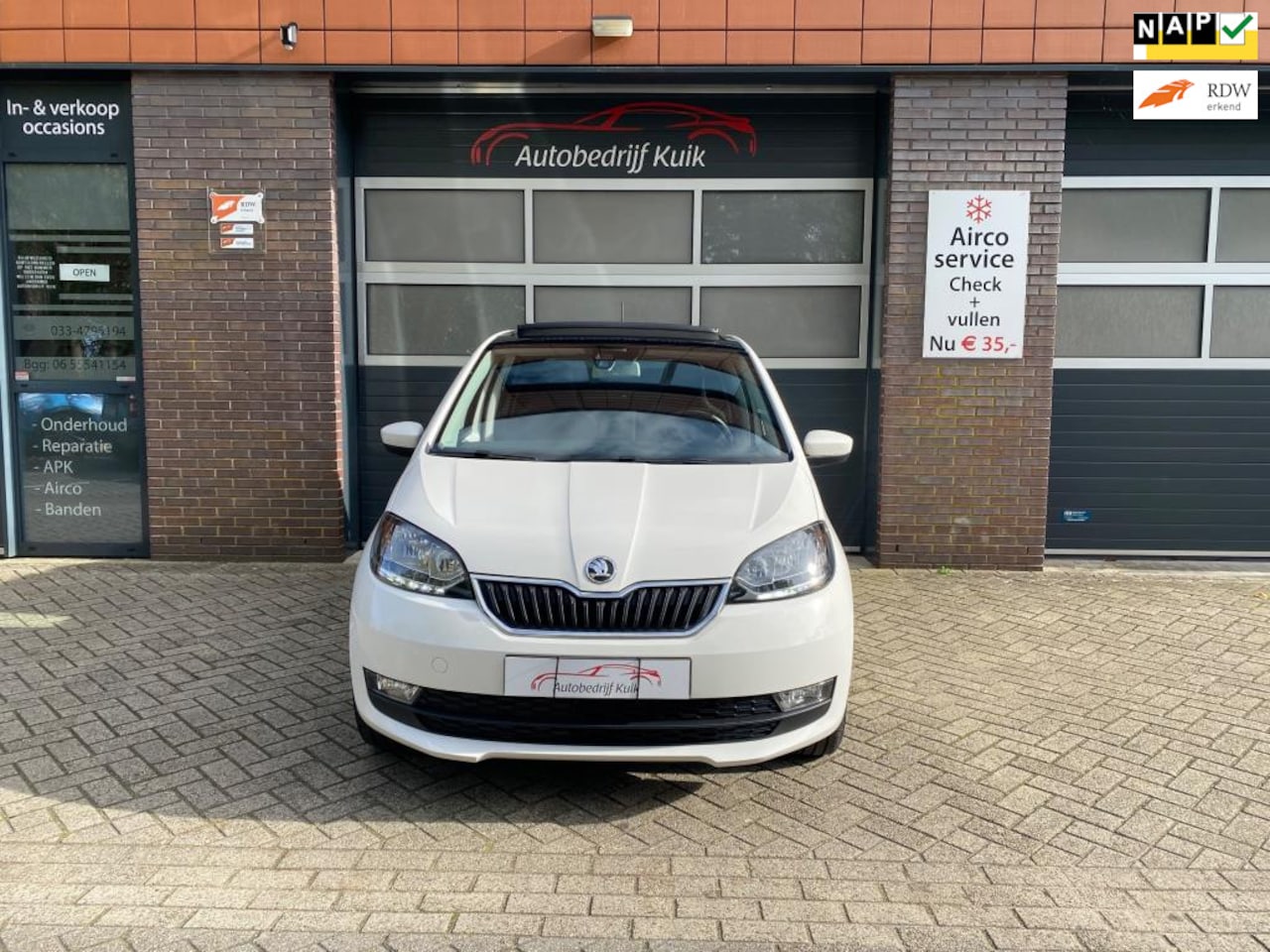 Skoda Citigo - 1.0 unieke km stand 37.558 nap panoramadak vol optie,s - AutoWereld.nl