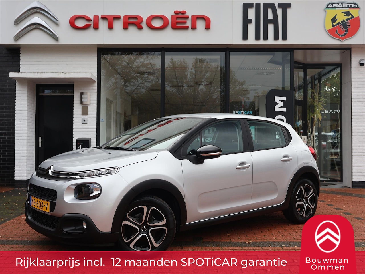 Citroën C3 - PureTech 82PK Feel, Rijklaarprijs | Navigatie | Parkeersensoren | Bluetooth - AutoWereld.nl