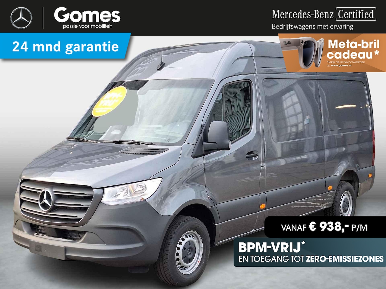 Mercedes-Benz Sprinter - 317 1.9 CDI L2 Pro HD | Sprinter BPM-vrij kopen in 2025 - AutoWereld.nl