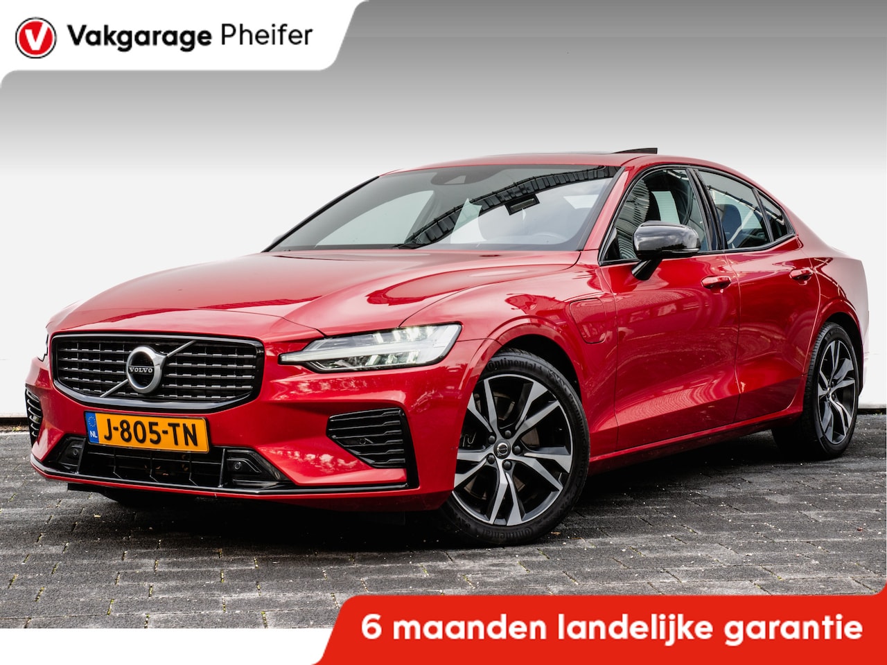 Volvo S60 - 2.0 Recharge T6 AWD R-Design Panoramadak/ Contourstoelen/ Camera/ Blindspot/ Navigatie/ Ca - AutoWereld.nl