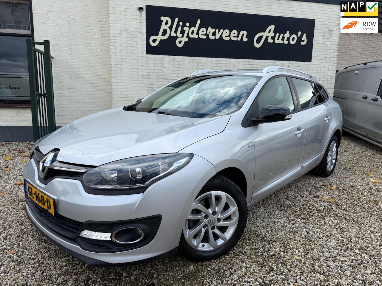 Renault Mégane Estate - 1.2 TCe Limited Navi | Clima | Cruise | LED | LM | Trekhaak | PDC - AutoWereld.nl