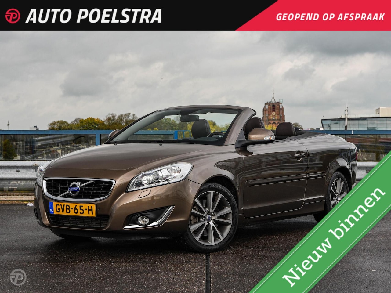 Volvo C70 Convertible - 2.0 D4 Summum Aut. Bi-xenon Leder Navigatie Cruise Control 17" - AutoWereld.nl
