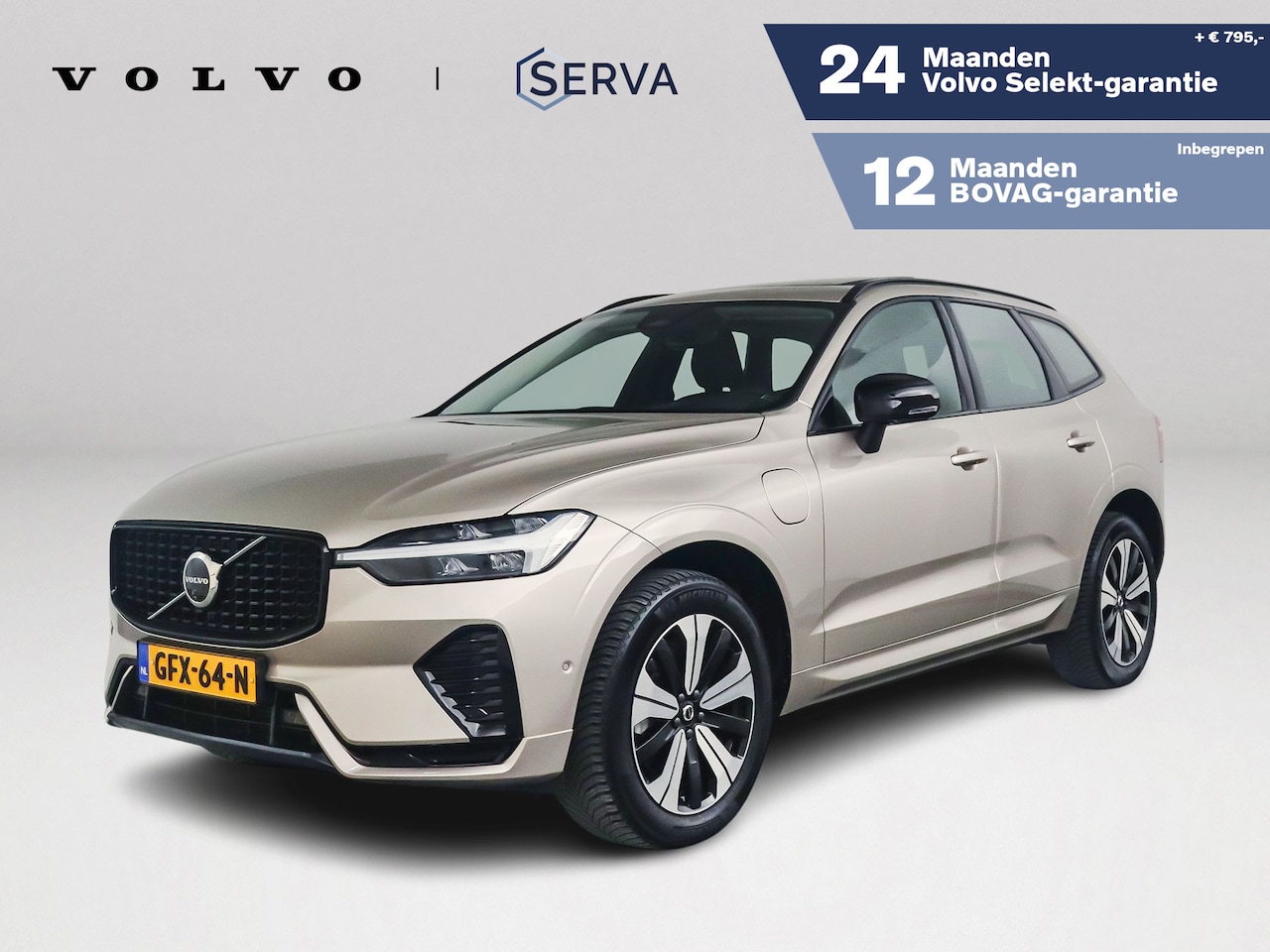 Volvo XC60 - T6 Plug-in hybrid AWD Plus Dark | Panoramadak | 360° camera | Stoel- en Stuurverwarming | - AutoWereld.nl