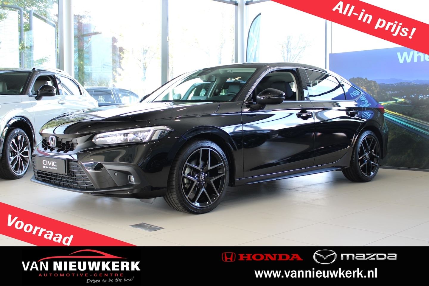 Honda Civic - 2.0 HYBRID 184PK eCVT Advance - AutoWereld.nl