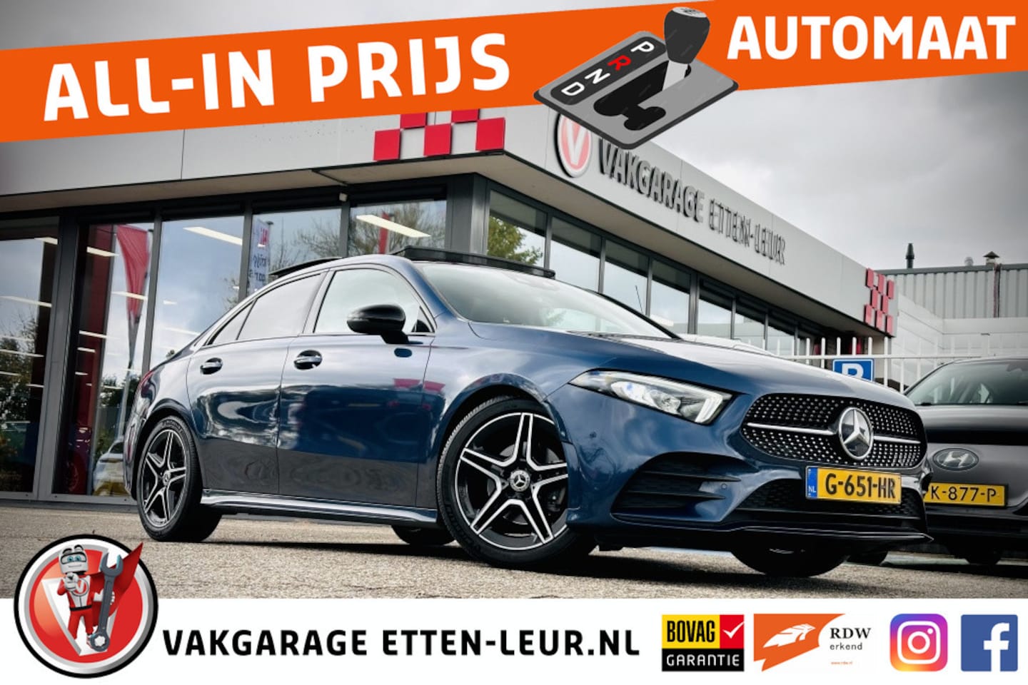 Mercedes-Benz A-klasse - 180 Bns Sol. AMG | NL AUTO | SCHUIFDAK | STOELVERWARMING - AutoWereld.nl