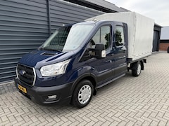 Ford Transit - 350 2.0 TDCI DC 7 Pers, Open Laadbak ook in wit RWD Airco