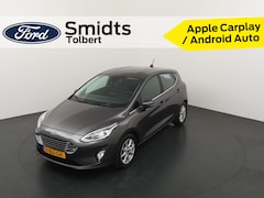 Ford Fiesta - EcoBoost 100 pk Titanium | 100% Dealer onderhouden | Cruise | LED | Clima | PDC | Apple/An