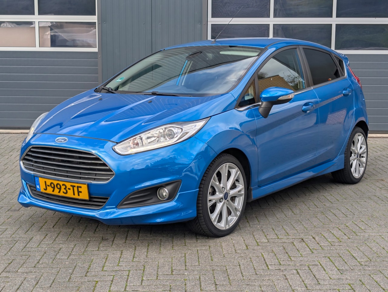 Ford Fiesta - 1.0 EcoBoost Titanium Nieuwe Distributieriem Key less, auto airco, Sony, stoelverwarming - AutoWereld.nl