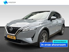 Nissan Qashqai - 1.3 MHEV 160PK AUTOMAAT ACENTA PANODAK CARPLAY TEL LED CRUISE PDC NAP