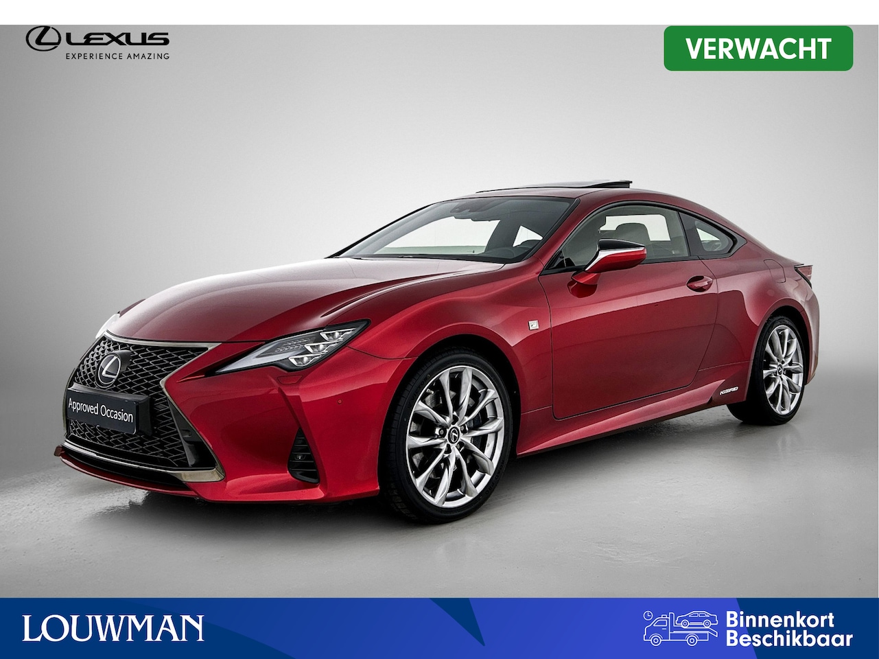 Lexus RC - 300h F Sport Premium | Elektrisch glazen schuif-/kanteldak | - AutoWereld.nl