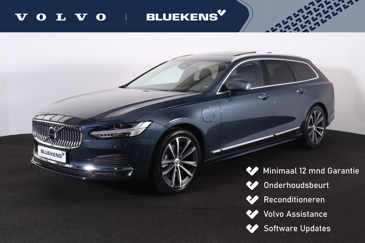 Volvo V90 - T6 AWD Inscription - LONG RANGE - Panorama/schuifdak - IntelliSafe Assist & Surround - Har - AutoWereld.nl