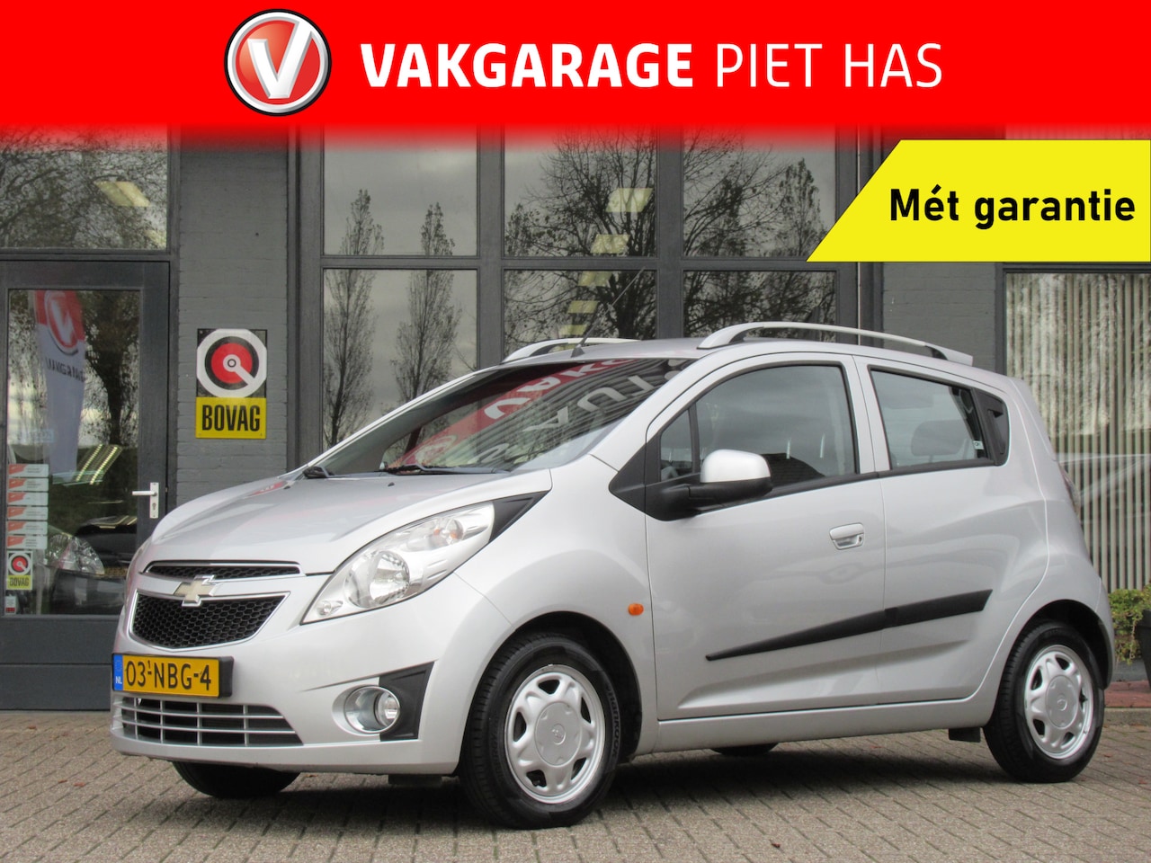 Chevrolet Spark - 1.0 16V LT | Airco | Radio-CD | 5-Deurs | Incl. Garantie | Dakrails | - AutoWereld.nl