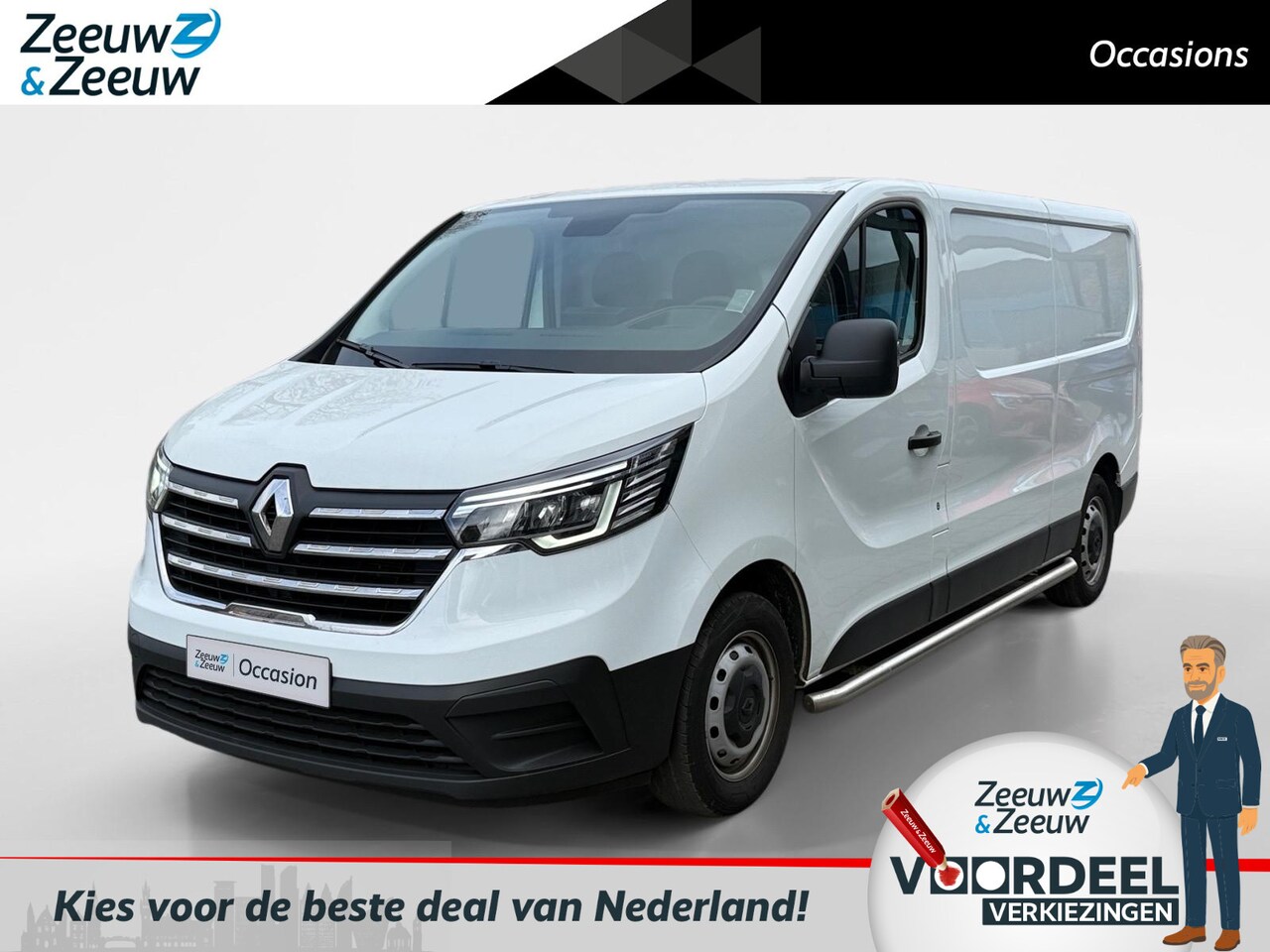 Renault Trafic - 2.0 Blue dCi 130 T30 L2H1 Start AIRCO CRUISE CONTROL APPLE CARPLAY/ANDROID AUTO PARKEERSEN - AutoWereld.nl