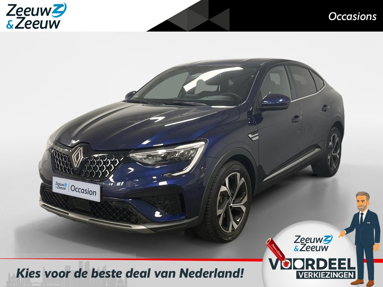 Renault Arkana - 1.6 E-Tech full hybrid 145 techno AUTOMAAT NAVI AIRCO CAMERA ADAPTIEVE CRUISE CONTROLE APP - AutoWereld.nl