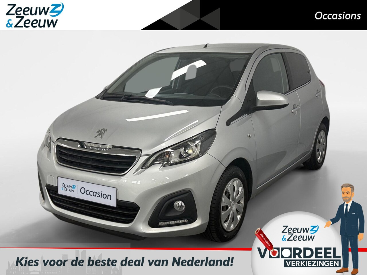 Peugeot 108 - 1.0 e-VTi Active AIRCO BLUETOOTH 5 DEURS CENTRAAL VERGRENDELING 12 MAANDEN GARANTIE ZEER M - AutoWereld.nl