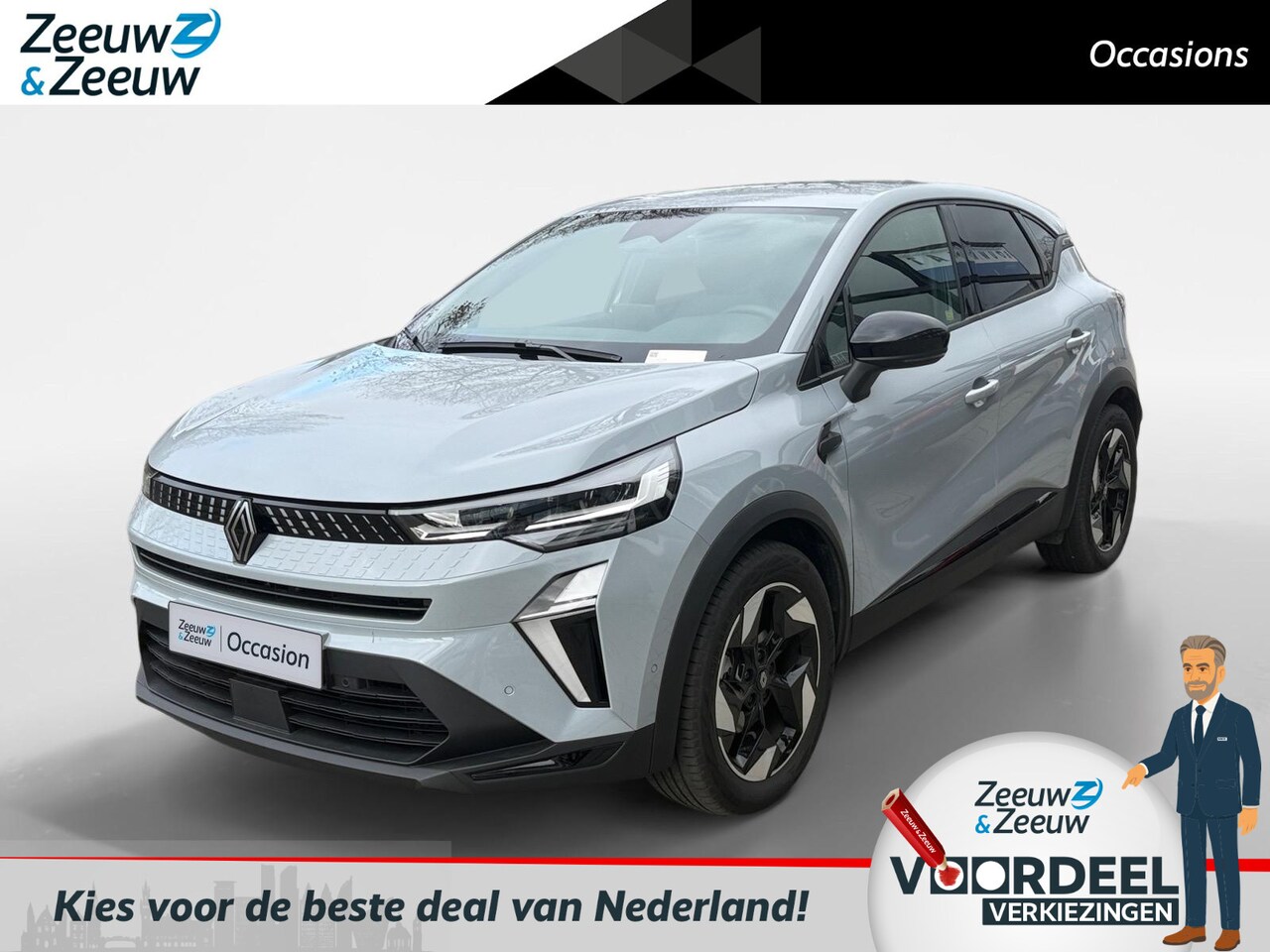 Renault Captur - 1.6 E-Tech full hybrid 145 techno AUTOMAAT AIRCO CAMERA CRUISE CONTROLE APPLE CARPLAY ANDR - AutoWereld.nl