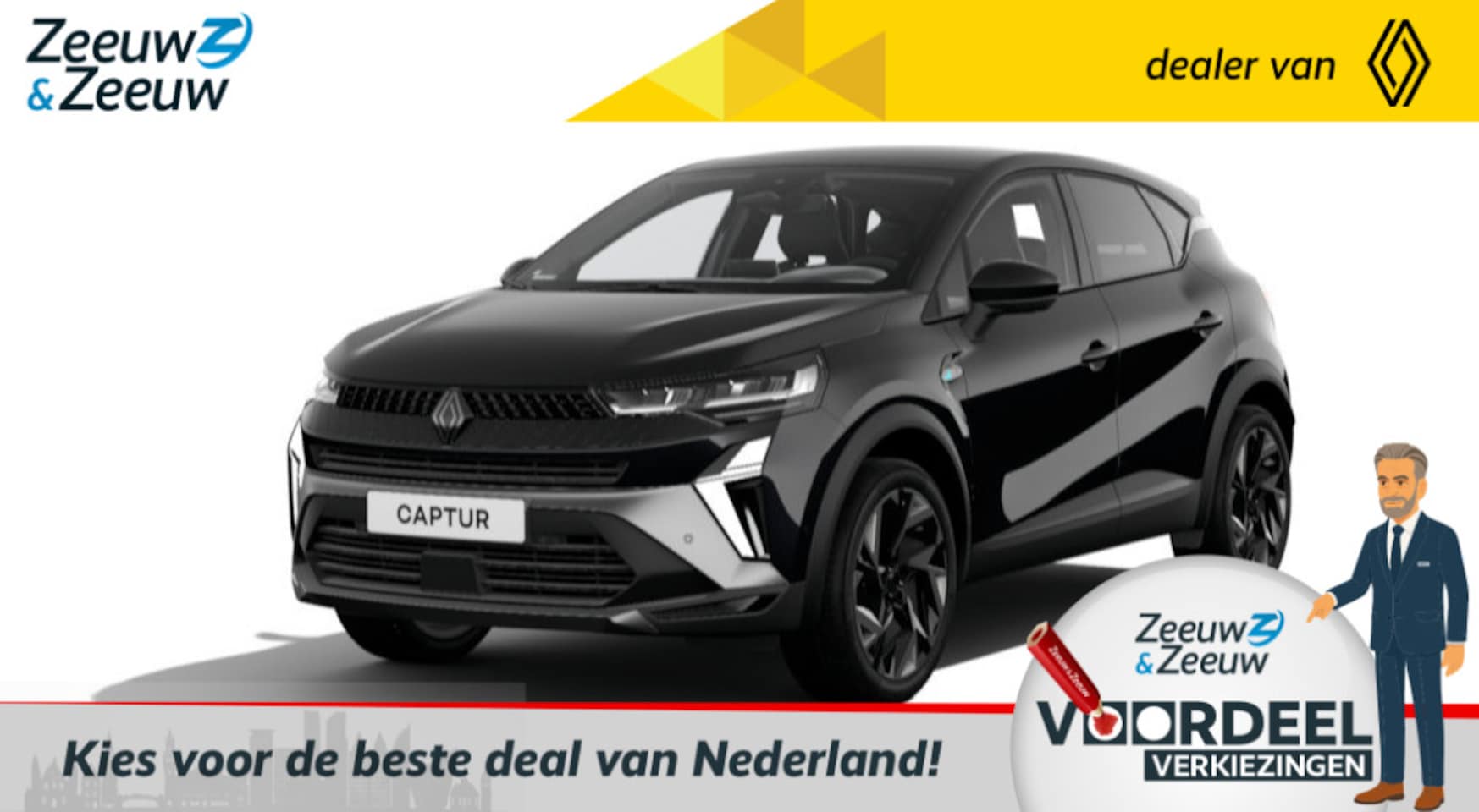 Renault Captur - 1.6 E-Tech full hybrid 160 esprit Alpine | UIT VOORRAAD LEVERBAAR NU MET €3.000,- KORTING! - AutoWereld.nl